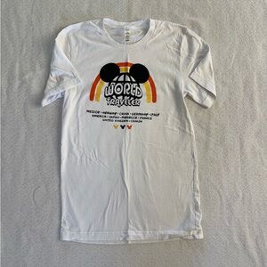 Disney EPCOT Vintage Inspired World Traveler Short Sleeve Tee Shirt